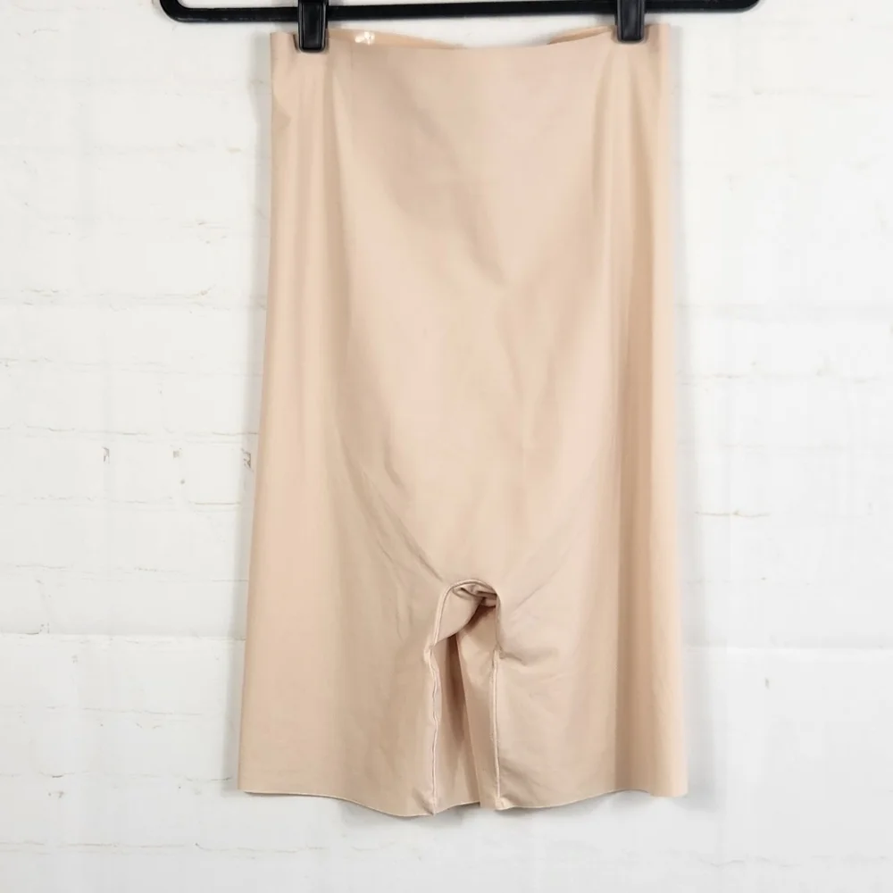 SPANX Thinstincts High Waisted Mid Thigh Shapewear Shorts Nude XL 10006R